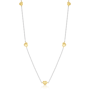 SOFIA zlatý náhrdelník so srdiečkami BIP005.18.194.902.38.0