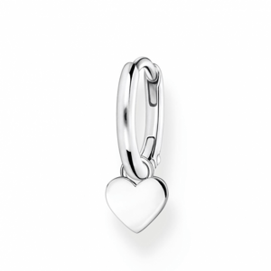 THOMAS SABO kusová náušnica Heart pendant silver CR696-001-21