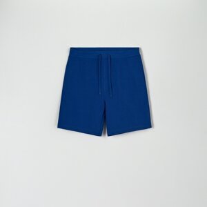 Sinsay - Regular teplákové šortky - Modrá