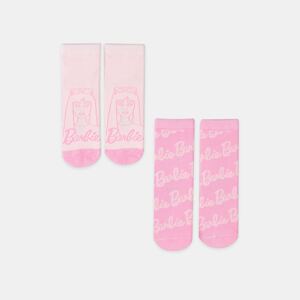 Sinsay - Súprava 2 párov ponožiek Barbie - Ružová