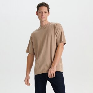 Sinsay - Oversize tričko - Béžová