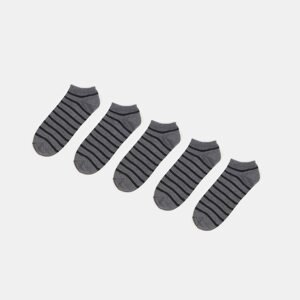 Sinsay - Súprava 5 párov ponožiek - Čierna