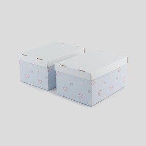Sinsay - Úložné boxy 2 ks - Ružová