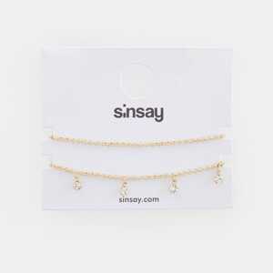 Sinsay - Súprava 2 náramkov - Zlatá