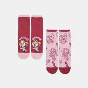Sinsay - Súprava 2 párov ponožiek PAW Patrol - Ružová