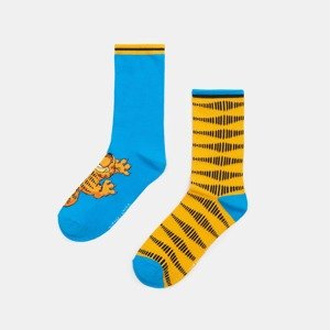Sinsay - Súprava 2 párov ponožiek Garfield - Oranžová