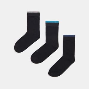 Sinsay - Súprava 3 párov ponožiek - Čierna