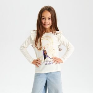 Sinsay - Tričko s dlhými rukávmi Disney - Krémová