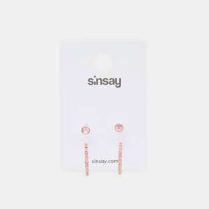 Sinsay - Súprava 2 párov náušníc - Ružová