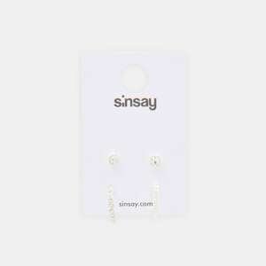 Sinsay - Súprava 2 párov náušníc - Strieborná