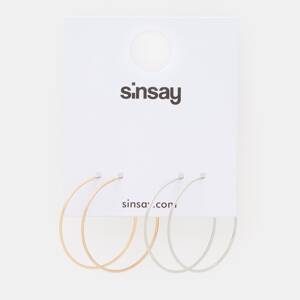 Sinsay - Súprava 2 párov náušníc - Viacfarebná