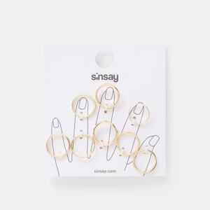 Sinsay - Súprava 8 prsteňov - Zlatá