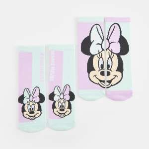 Sinsay - Súprava 2 párov ponožiek Minnie Mouse - Tyrkysová