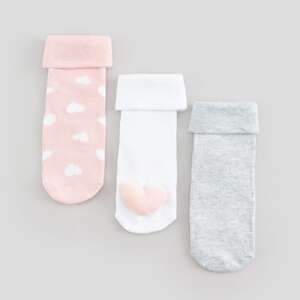 Sinsay - Súprava 3 párov ponožiek - Viacfarebná