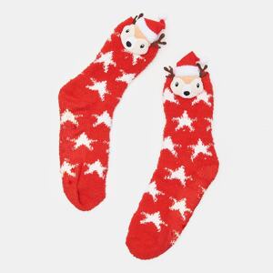 Sinsay - Vianočné ponožky - Červená