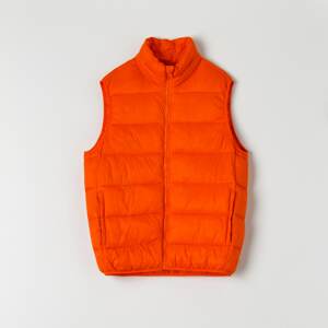 Sinsay - Prešívaná vesta - Oranžová