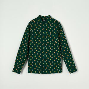 Sinsay - Košeľa s potlačou - Zelená