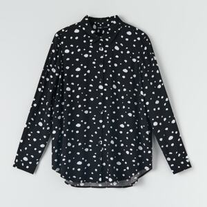 Sinsay - Vzorovaná košeľa - Čierna
