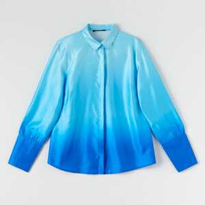 Sinsay - Saténová košeľa - Modrá