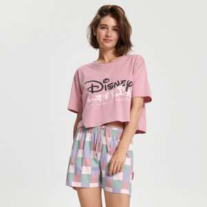 Sinsay - Bavlnené pyžamo Disney 100 - Ružová