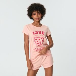 Sinsay - Bavlnené pyžamo - Ružová