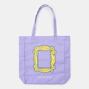 Sinsay - Bavlnená taška Friends - Purpurová