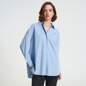 Sinsay - Oversize košeľa - Modrá