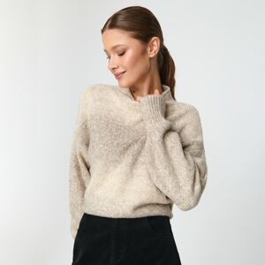 Sinsay - Oversize vzorovaný sveter - Viacfarebná