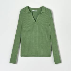 Sinsay - Viskózový sveter - Zelená