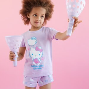 Sinsay - Pyžamo Hello Kitty - Purpurová