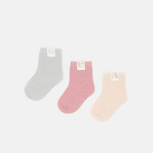 Sinsay - Súprava 3 párov ponožiek - Viacfarebná