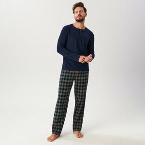 Sinsay - Vzorované pyžamo - Tmavomodrá