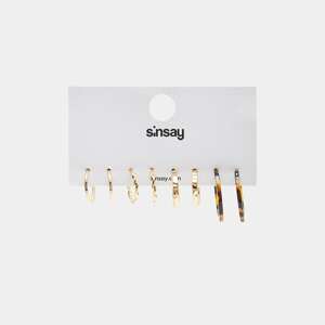 Sinsay - Súprava 4 párov náušníc - Zlatá