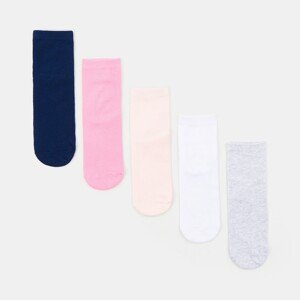 Sinsay - Súprava 5 párov ponožiek - Tmavomodrá