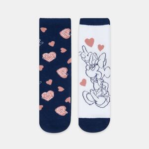 Sinsay - Súprava 2 párov ponožiek Minnie Mouse - Biela
