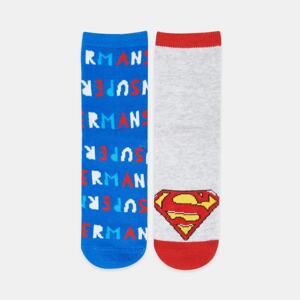 Sinsay - Súprava 2 párov ponožiek Superman - Svetlošedá