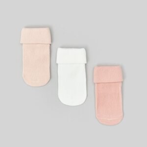 Sinsay - Súprava 3 párov ponožiek - Krémová