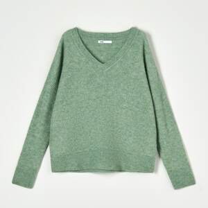 Sinsay - Mäkký úpletový sveter - Zelená