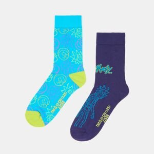 Sinsay - Súprava 2 párov ponožiek - Tmavomodrá