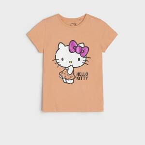 Sinsay - Tričko Hello Kitty - Ružová
