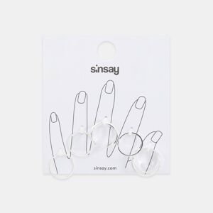 Sinsay - Súprava 5 prsteňov - Strieborná