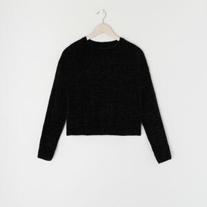 Sinsay - Mäkký úpletový sveter - Čierna