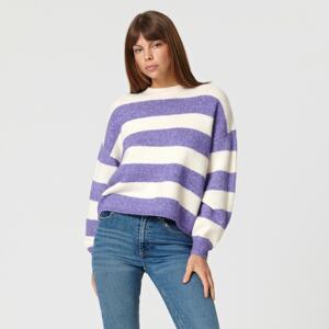 Sinsay - Pásikavý sveter s prímesou vlny - Viacfarebná
