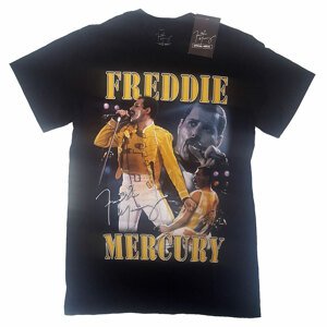 Freddie Mercury tričko Live Homage Čierna L