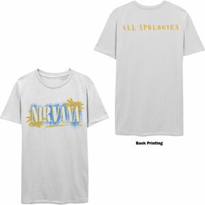 Nirvana tričko All Apologies Biela XXL