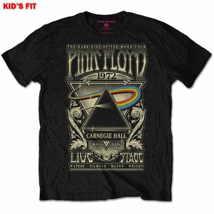 Pink Floyd tričko Carnegie Hall Poster Čierna 9-10 rokov