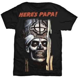 Ghost tričko Here's Papa Čierna XL