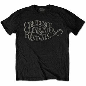 Creedence Clearwater Revival tričko Vintage Logo Čierna S