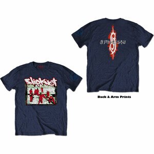 Slipknot tričko 20th Anniversary - Red Jump Suits Modrá XXL