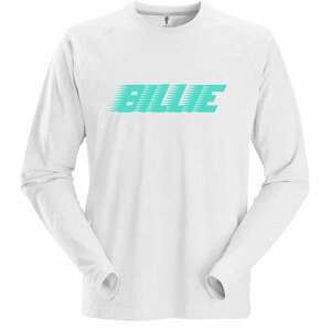 Billie Eilish tričko Racer Logo Biela XXL